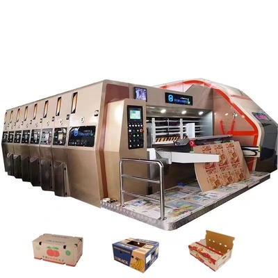 Tốc độ cao Bốn màu hình lốp hộp bìa in Slotting chết cắt máy cho hộp làm