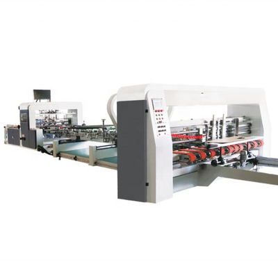 Máy hộp carton lốp Gluer Corrugated Cấu trúc nhỏ gọn