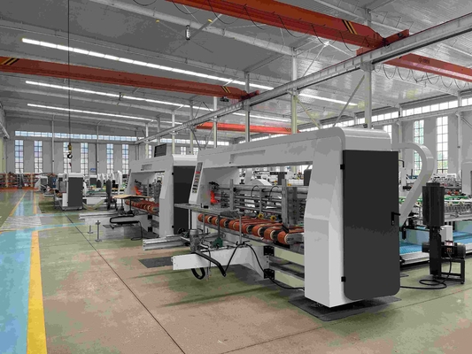 Máy tự động Folder Gluer Stitching Corrugated Carton Box