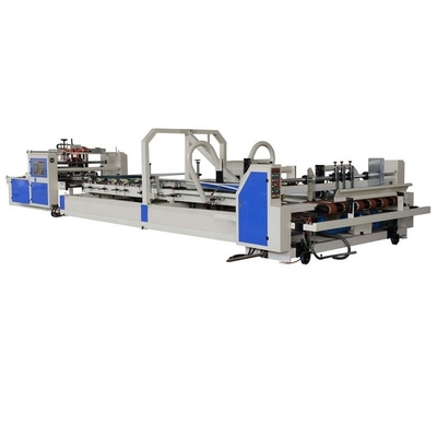 Máy dán bìa carton khí nén 2600mm hoàn toàn tự động Máy 4 6 Hộp sóng góc