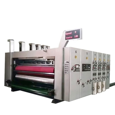 Máy nạp giấy tự động 6 màu Máy in Flexo cho hộp carton sóng