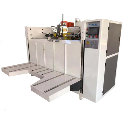 Máy khâu hộp sóng PLC Carton 7 lớp bán tự động