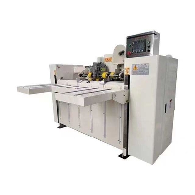 Máy khâu hộp sóng bán tự động Đóng ghim cho ăn bằng tay