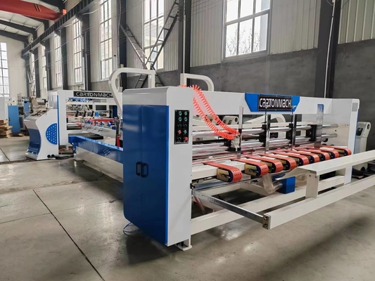Khâu gấp và dán máy hộp sóng có thể điều chỉnh tốc độ