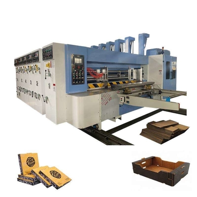 Flexo Die Cutter in ấn hộp carton lồi máy Ce chứng nhận compact