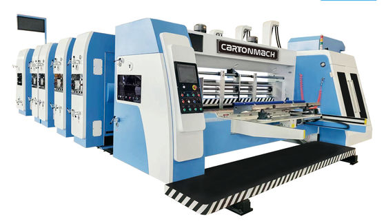 Máy in Flexo kiểu tấm sóng tốc độ 50-100pcs/phút cho năng suất cao