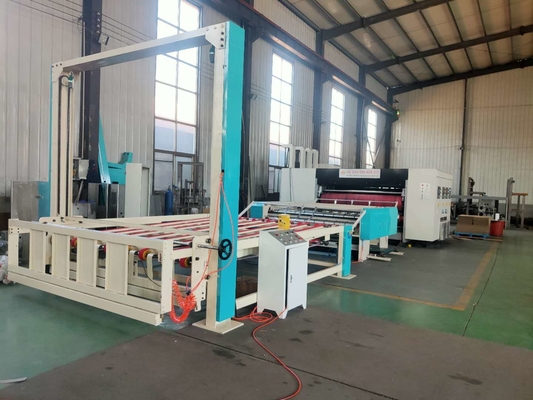 Máy in Flexo bốn màu Máy cắt khuôn Máy cắt trái cây Gói trái cây Làm hộp bánh Pizza 220v