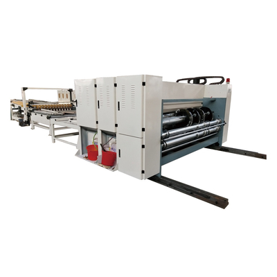 Nạp cạnh chì Máy in Flexo 4 màu Máy cắt khuôn