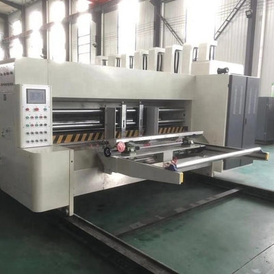 3 Ply Flexo Máy in Slotter Hộp Carton Làm 80 chiếc / phút