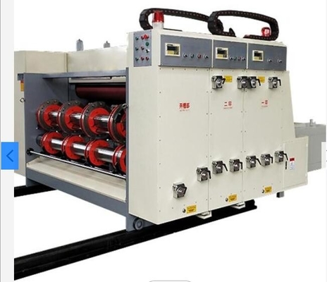 Bộ nạp chuỗi 3 màu Máy in Flexo 50 chiếc / phút Máy cắt khuôn